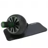 Tunturi Pro Exercise Wheel Deluxe Bauchroller mit Knieschutzmatte