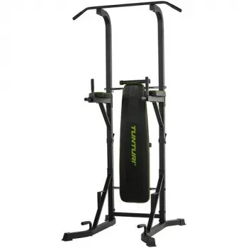 Tunturi PT60 Power Tower (17TSPT6000) - Multi-Grip Klimmzug- und Dip-Station für das Krafttraining zu Hause