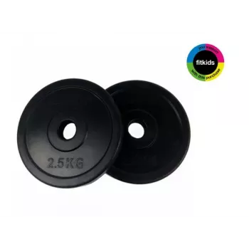 Tunturi Gummi-Gewichtsplatten 2,5 kg, Paar