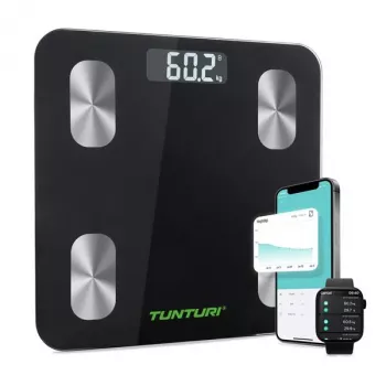 Tunturi SC30 Smart-Körperanalysewaage mit Bluetooth und App