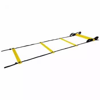 Tunturi Vikrumo Agility Ladder 4.5m - 10 Sprossen, Geschwindigkeits- und Koordinationstrainer