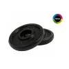 Tunturi Gewichtsplatten 1,25 kg (Paar) – Schwarzes Gusseisen, Standard 30 mm Loch
