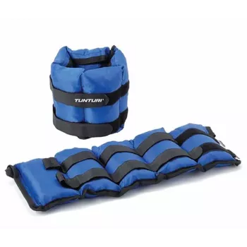 Tunturi Hand- und Fußgewichte 2,25 kg, Blau, 2 Stk.