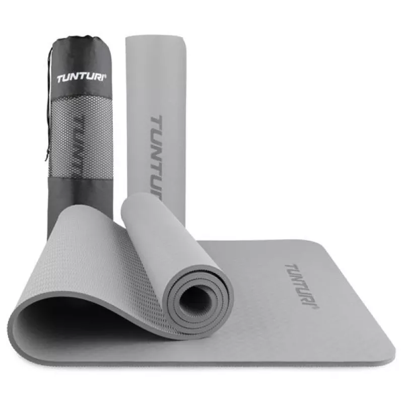 Tunturi Yogamatte, 8 mm, Grau