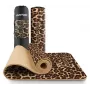 Tunturi Yogamatte 8 mm Leopardenmuster