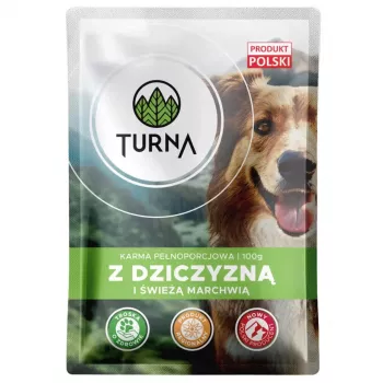 TURNA mit Wildfleisch – Nassfutter für Hunde – 100 g