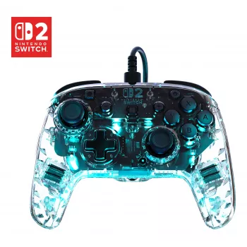 Turtle Beach Afterglow Clear Wired RGB Gaming Controller für Xbox Series X|S, Xbox One, Windows 10/11