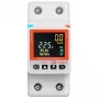 TUYA Smart Energiezähler 2P+N 63A Wi-Fi | Einphasiger DIN-Schienen-Energiemonitor mit App-Steuerung