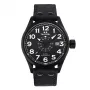 TW STEEL VS41-Volante Herren-Quarzuhr 45mm schwarzes Zifferblatt Lederarmband