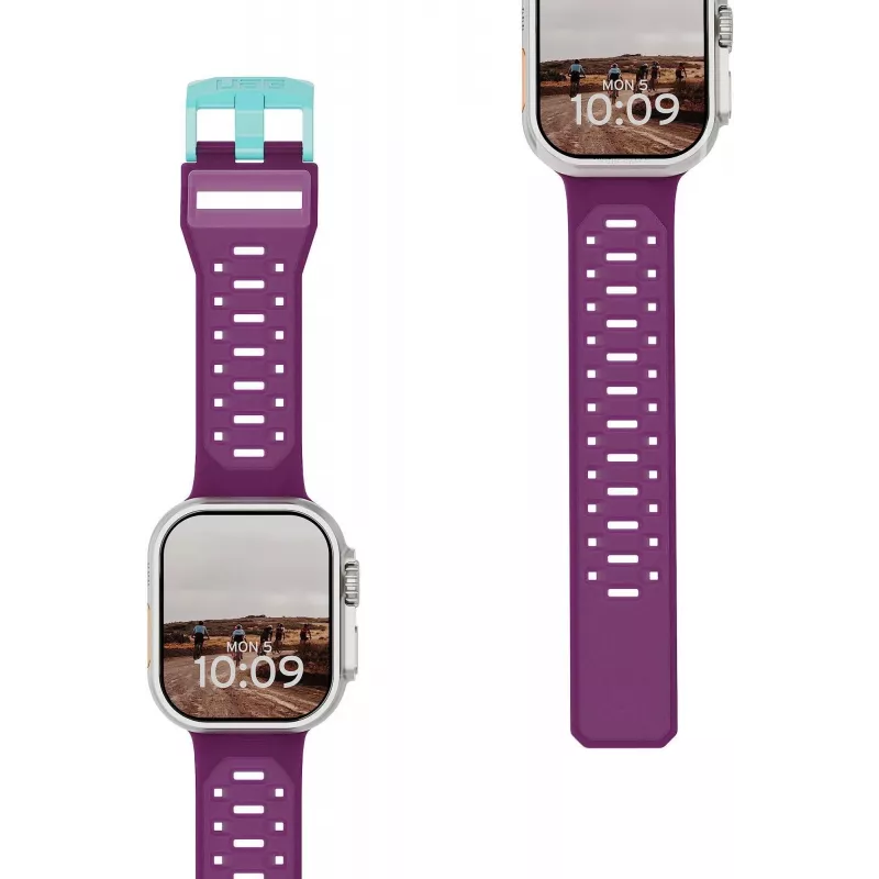 UAG Urban Armor Gear Civilian Armband für Apple Watch Ultra/44/45/46mm – Deep Purple/Aqua 194002114E5F