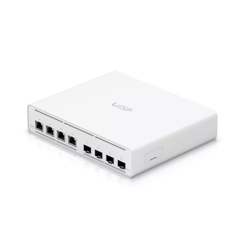 Ubiquiti UISP-S-PLUS-EU 8-Port 2,5GbE PoE++ Switch mit 10G SFP+ Uplink, 200W Budget