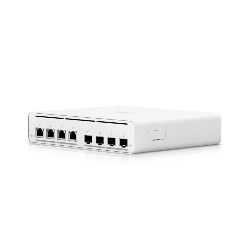 Ubiquiti UISP-S-PLUS-EU 8-Port 2,5GbE PoE++ Switch mit 10G SFP+ Uplink, 200W Budget