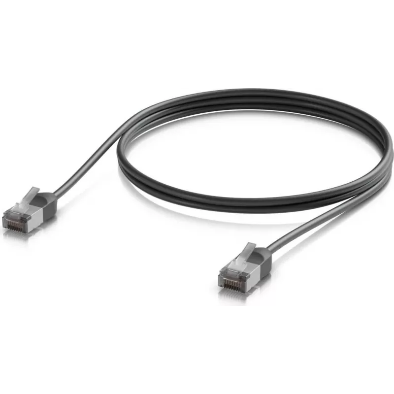 Ubiquiti Ultra-Dünnes Robustes Geschirmtes Outdoor-Patchkabel 1m Schwarz
