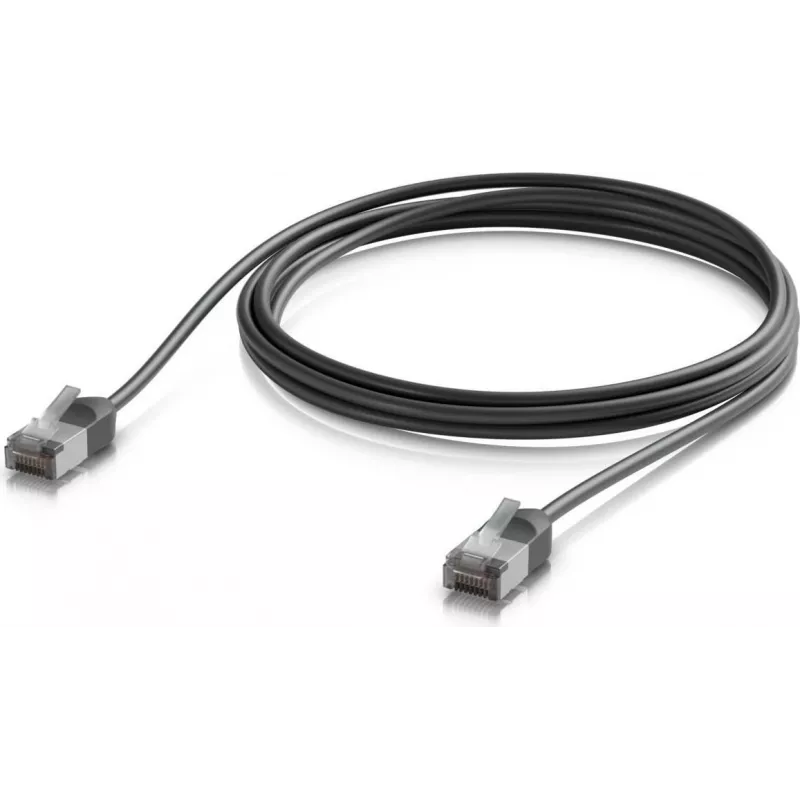 Ubiquiti Ultra-Thin Rugged Shielded USB-C auf USB-C Kabel 2m Schwarz 20Gbps 100W