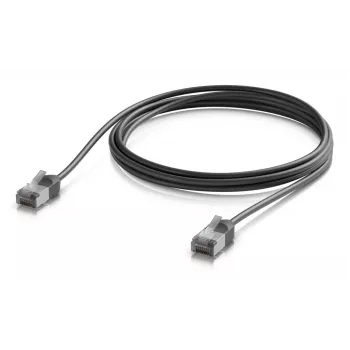 Ubiquiti Ultra-Thin Rugged Shielded USB-C auf USB-C Kabel 2m Schwarz 20Gbps 100W