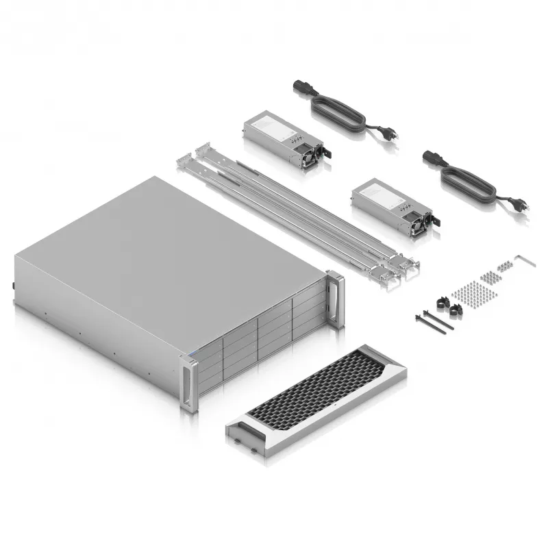 Ubiquiti UniFi Enterprise NVR Core ENVR-Core – 1U Rackmount-NVR mit 2x 10GbE, 32GB RAM, 2 Einschüben