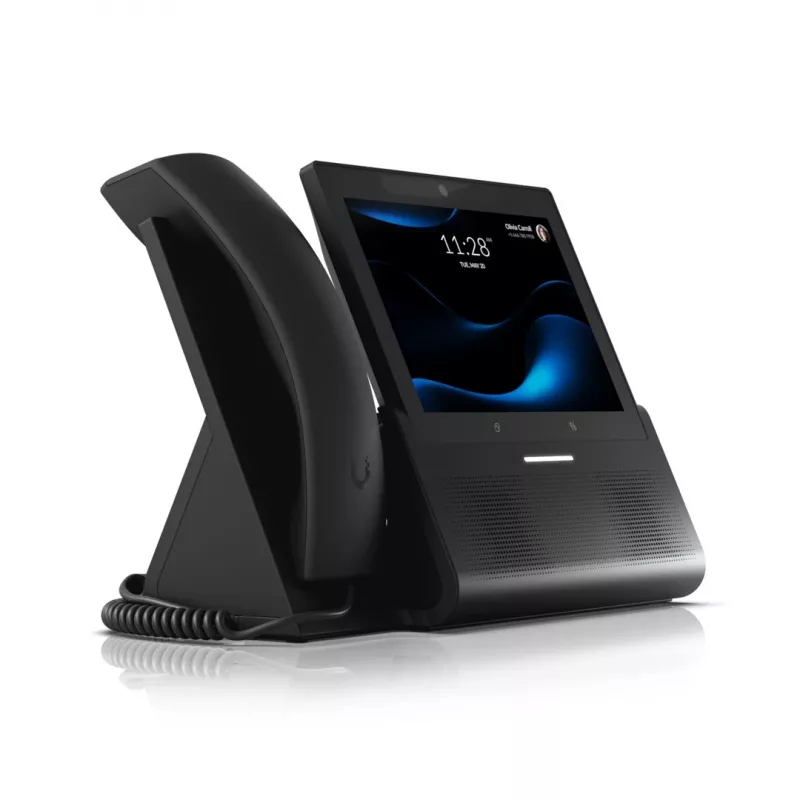 Ubiquiti UniFi Talk UTP-G3-Touch-Enterprise VoIP-Touchscreen-Tischtelefon, Schwarz, Wi-Fi