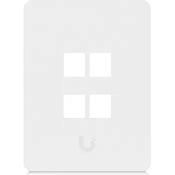 Ubiquiti Universal Keystone Wall Plate 4-Port Vertical – Sauberes, anpassbares Finish (UACC-WP-KEYSTONE-V-4P)