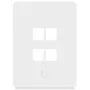 Ubiquiti Universal Keystone Wall Plate 4-Port Vertical – Sauberes, anpassbares Finish (UACC-WP-KEYSTONE-V-4P)