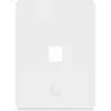 Ubiquiti Universal Keystone Wall Plate – Sauberes, anpassbares Finish, 1 Port (Weiß)