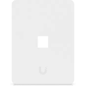 Ubiquiti Universal Keystone Wall Plate – Sauberes, anpassbares Finish, 1 Port (Weiß)