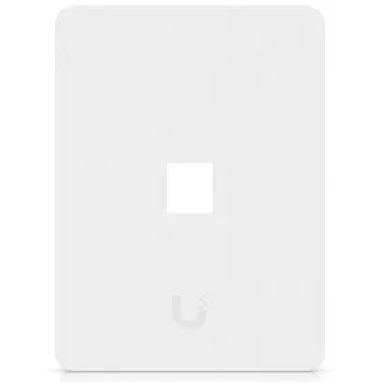 Ubiquiti Universal Keystone Wall Plate – Sauberes, anpassbares Finish, 1 Port (Weiß)