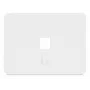 Ubiquiti Universal Keystone Wall Plate – Single Gang, 1-Port, Weiß (UACC-WP-KEYSTONE-H-1P)