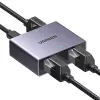 UGREEN 1-zu-2 Gigabit Ethernet-Splitter, 1000Mbps LAN-Netzwerkadapter, RJ45 Stecker auf 2 Buchsen, passiv, Schwarz