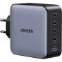 UGREEN 100W GaN Tech 5-in-1 Schnellladegerät, 4x USB-C & 1x USB-A, Schwarz (35536)