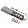 UGREEN 2-in-1 USB 3.0 SD/Micro-SD-Kartenleser mit Aufbewahrungsetui, Grau