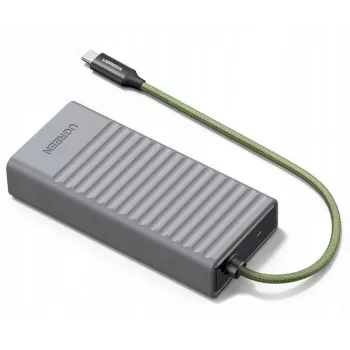 UGREEN 2-in-1 USB 3.0 SD/Micro-SD-Kartenleser mit Aufbewahrungsetui, Grau