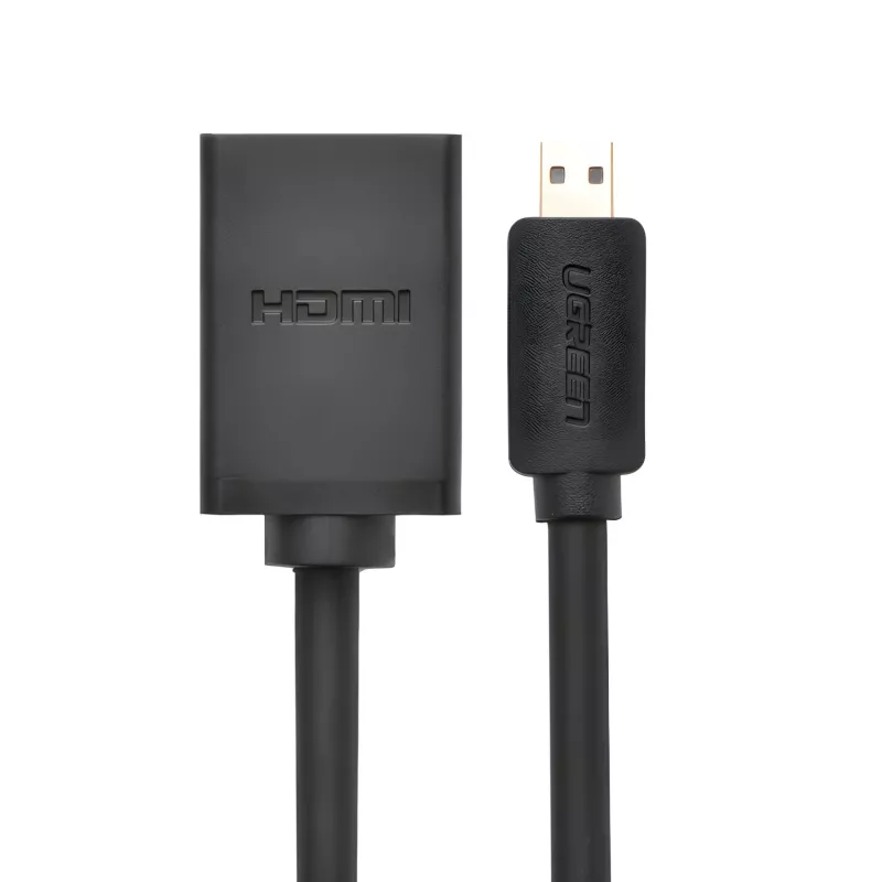 UGREEN 20134-20134 Micro-HDMI-Stecker auf HDMI-Buchse Adapter - Schwarz