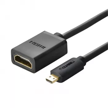 UGREEN 20134-20134 Micro-HDMI-Stecker auf HDMI-Buchse Adapter - Schwarz