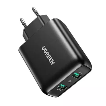 UGREEN 2xUSB-A 36W QC3.0 Wall Charger Black CD161