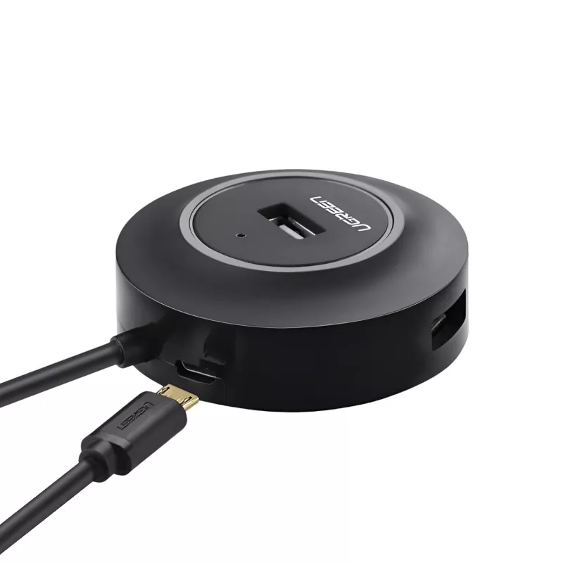 UGREEN 4-in-1 USB 2.0 Hub (20777) - Schwarz