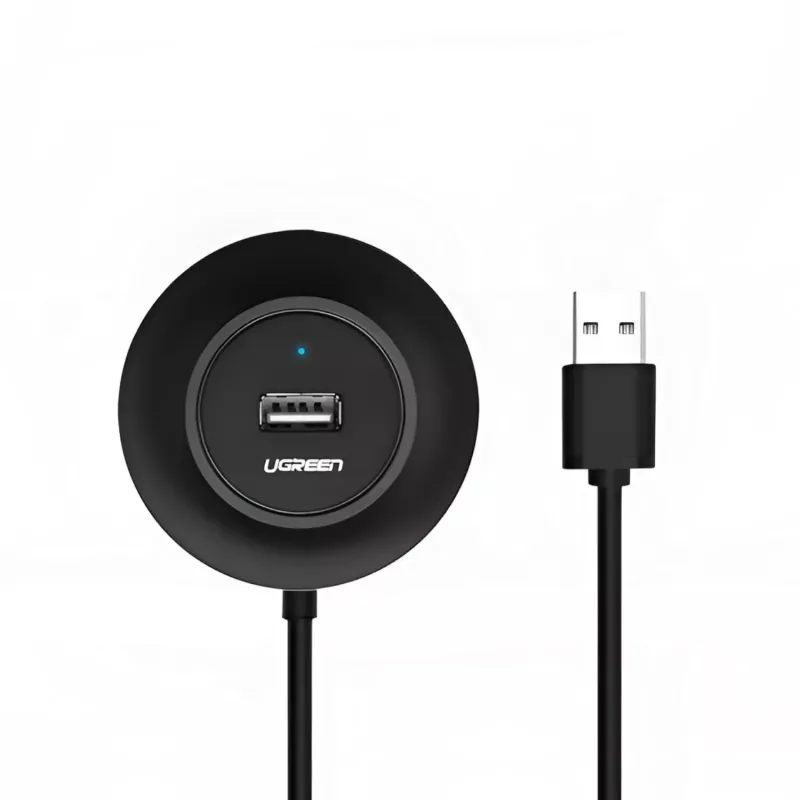 UGREEN 4-in-1 USB 2.0 Hub (20777) - Schwarz