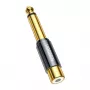 UGREEN 6,35mm Klinke auf RCA Buchse Gold Adapter AV169 80731