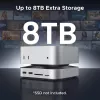 UGREEN 65487 USB-C 11-in-1 Docking Station für Mac Mini M4/M4 Pro mit M.2-SSD-Einschub, Space Grey