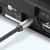 Ugreen AV108 10540 Digitales optisches Audiokabel Toslink/SPDIF 2m Grau