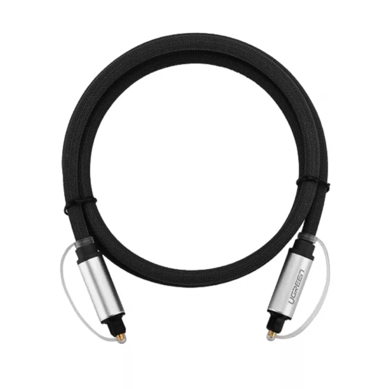 Ugreen AV108 10540 Digitales optisches Audiokabel Toslink/SPDIF 2m Grau