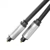 Ugreen AV108 10540 Digitales optisches Audiokabel Toslink/SPDIF 2m Grau
