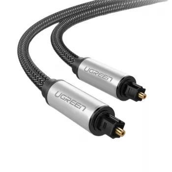 Ugreen AV108 10540 Digitales optisches Audiokabel Toslink/SPDIF 2m Grau