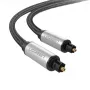 Ugreen AV108 10540 Digitales optisches Audiokabel Toslink/SPDIF 2m Grau