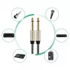 UGREEN AV128 10639 Mono TS Kabel 6,35mm Klinke auf 6,35mm Klinke 3m - Grau