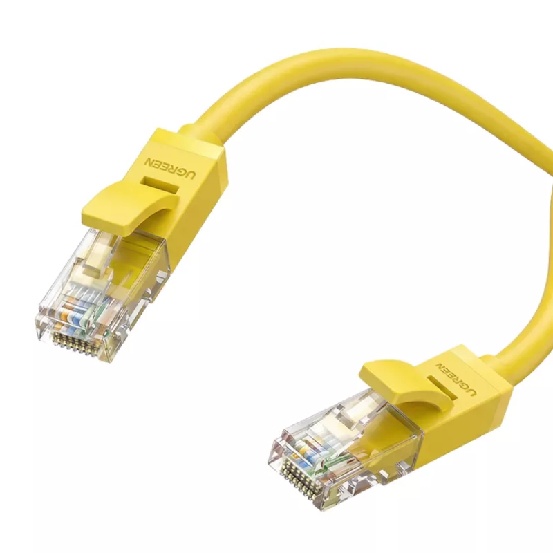 UGREEN Cat6 RJ45 Ethernet-Kabel 2m Gelb - 1Gbps 250MHz UTP Patchkabel