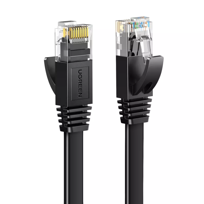 UGREEN Cat6 UTP Ethernet Patchkabel RJ45, 15 m, Schwarz