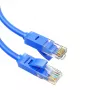 UGREEN Cat6 UTP Flach-Ethernetkabel 1m Blau - 10Gbps 250MHz RJ45 Netzwerk-Patchkabel