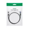 UGREEN Cat8 Nylon-Geflecht Ethernet-Kabel - 40Gbps mit modularen Steckern - 1m