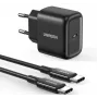 UGREEN CD250 25W USB-C-Netzteil mit USB-C-auf-USB-C-Kabel 2m Schwarz
