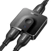 UGREEN CM217-50966 2-in-1 bidirektionaler 4K HDMI-Umschalter - Schwarz